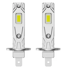 호환 팬리스 H1 H7 H4 LED 전조등 전구 5000000LM 6000K 4800W 16PCS 7535 CSP 하이 로우 빔 터보 차량 라, 01 H1, 01 China Mainland, 1개