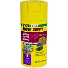 JBL ProNovo Guppy 小型魚飼料, 1個, 新品碎粒主食 100ml