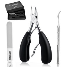 KIMINO 손톱깎이 니퍼식 스테인레스제 미끄럼 방지 두꺼운 손톱변형