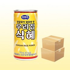 대일 참맑은 우리집 식혜 175ml x 60캔(2박스) / 밥알없는 전통음료, 60개