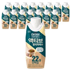 하이뮨 프로틴 밸런스 액티브 22g 밤티라미수 ZERO, 16개, 250ml