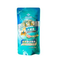 台塑生醫抗菌抗病毒洗衣精補充包1kg, 1個, 1L