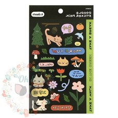 옥이드림 스티커 다이어리 폰케이스스티커 리무버블스티커 노트스티커