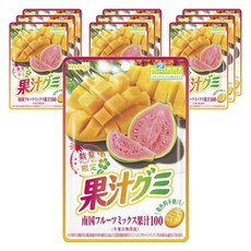 meiji 明治 果汁QQ軟糖 熱帶水果口味, 10個, 54g