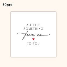 청첩장 감사 경우의 50개 선물 비즈니스 정사각형 위한 장식을 포장 미니 모든 카드 미니멀리스트 또는, Type 2