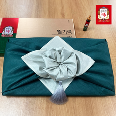 정관장 활기력 30병 보자기+노리개포장 쇼핑백 홍삼 부모님 선물, 600ml, 1개