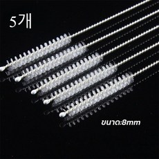 키친 빨대 세척솔, 화이트, 5개