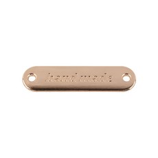 핸드 메이드라벨 스티커 라벨 handmade, 핸드메이드-메탈 라운드 No.01(골드), 1개