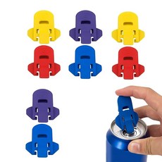 캔 오프너 풀탭 오프너 풀탑 오프너 8개 세트 풀탭 병따개 캔 개봉 소다 맥주 음료용 간단한 손 열기 도구 펫 캔 뚜껑 열기 손톱이 긴 고령자 편리함 뚜껑 컴팩트 풀탑