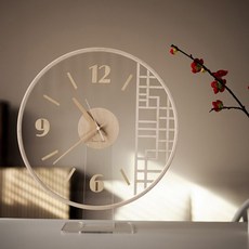 무케렌시아 무케 바나나공방_유리나무 월궁 안채 무소음 벽시계 164354, 무케렌시아 다크브라운