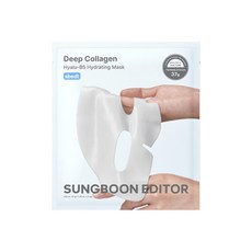 SUNGBOON EDITOR 保濕晚安面膜-深層補水、膠原蛋白、玻尿酸, 37g, 1個