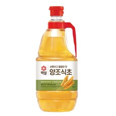CJ 백설 양조식초, 1.8L, 88개