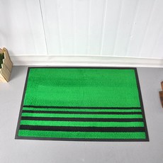베란다 먼지털이 출입구발판 깔판 깔끔 카펫 현관매트 그린80x50 눈털이 웰컴매트