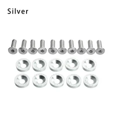Dualtron 123 울트라 제로 자동차 장식 나사 핸들 바 스쿠터 패스너 와셔에 대 한 10PCS, 08 Silver