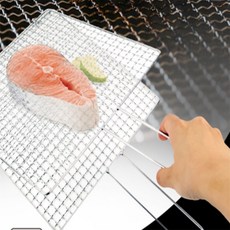 라이즈올 양면석쇠 캠핑구이 사각석쇠