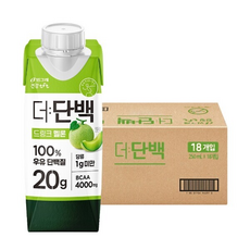 빙그레 더단백 드링크 멜론 / 프로틴 음료, 18세트, 250ml