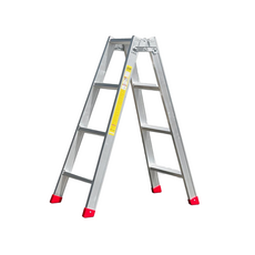 국산 라이콤 알루미늄 가정용 경량 접이식 AH 사다리 4단, 1개