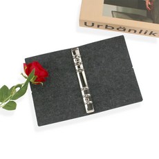 부직포 다이어리커버 커버 다이어리 진회색 A6cra9+8OXm