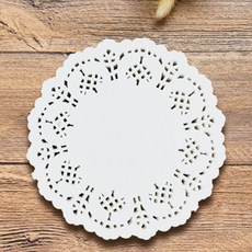 테이블세팅용 식탁깔개 레스토랑접시장식 파티 종이잔받침, 1세트