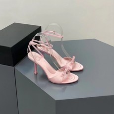 POMTOR 여성용 여름 프렌치 오픈토 하이힐 샌들 7CM