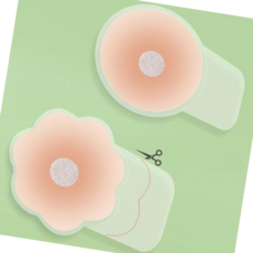 여자니플패치 여성니플패치 실리콘 유두가리개 리프팅 니플패드 1쌍, 리프팅플라워형, 1개