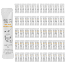 꿀같은하루 그대로담아 사양벌꿀 국내산 꿀스틱, 100개, 10g