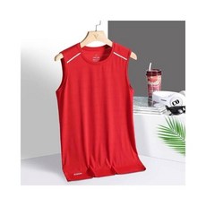 冰絲涼感無袖背心男 大尺碼運動背心 透氣排汗速乾寬鬆籃球上衣