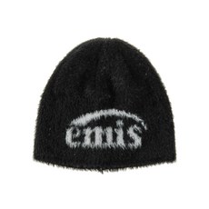 Emis 字母 logo 時尚保暖羊毛帽