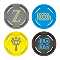 에버샵 닌텐도 스위치 플스 조이콘 스틱 커버 귀여운 실리콘 논슬립 캡, 1세트, 젤다 4개