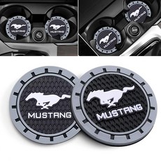 캐딜락 에스컬레이드 CT4 CT5 CT6 ATS CTS SRX XT5용 자동차 컵홀더 코스터 내부 액세서리 7cm(2.75인치) 2팩, 그레이-08