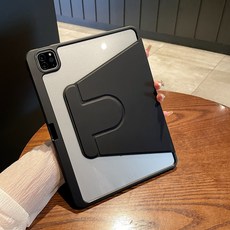 平板保護殼 附筆槽設計, 黑色, 1個, mini6&mini7代 8.7吋