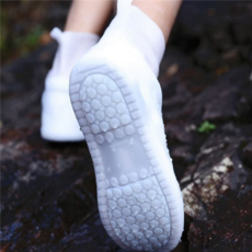 휴대용 방수 신발 커버 아웃도어 실리콘 신발 커버 장마철 레인, 방수수쥬 L