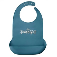 成人圍兜兜 老人吃飯防水圍兜 矽膠圍兜, 大款-顏色隨機, 1個