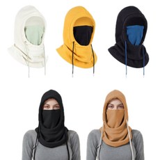 바라클라바 넥워머 페이크 후드 발라클라바 넥워머, 브라운