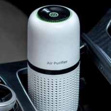 크로스보더 충전식 차량용 공기청정기 사용이편리한_WFCDE23, 블랙