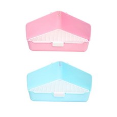 삼각 토끼 배변판 화장실 대 (랜덤) 플라스틱 배설물 dhy*82028kI, 1개