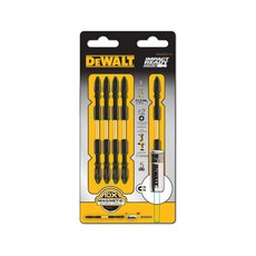 디월트 PH2 양날 드라이버 토션 비트 세트 110mm 5pcs 자화기 포함 DWA2SD110, 1세트