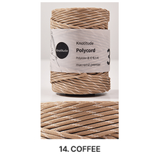 3미리 MIU스타일 폴리에스터 촘촘 우동실 마크라메실 54미터, 14.커피