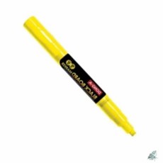 더캔바 블랙보드마카 5.0mm 노랑 굵은싸인펜
