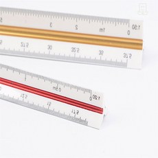 스토어-소유 스케일자 삼각 스케일 자 15cm 30cm, 15cm - 고배율