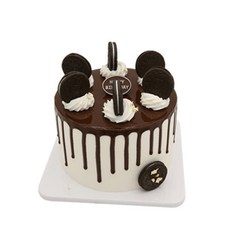 모형 케이크 생일 소품 파티용품 촬영용 샘플 스튜디오 케잌 클레이, 6인치, 핑크 H34