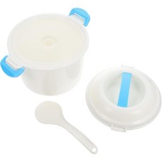 헤모톤 전자레인지 밥솥 4컵 플라스틱 다용도 주방 가전 빠르게 조리할 수 있는 밥 채소 파스타 찜기