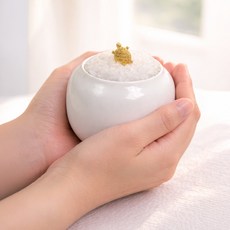 온다 현관 풍수 액막이 소금단지 항아리 미니 + 거북이 풀 패키지 P092, 1세트