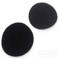 WITHNAMU 원형 탈부착 테이프 편리한테이프, 블랙