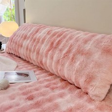 푹신한 플러시 베개 커버 인조 롱 바디 커플 연인 벨벳 홈 데코 쿠션, 1. 1