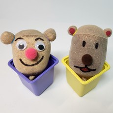 잔디 인형 머리 어린이 체험 유치원 교육 키트 농촌 체험 플랜테리어 씨앗 에그위드, 1개