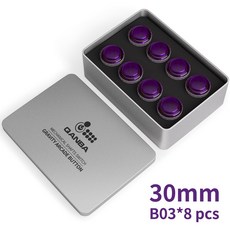 QANAB Gr ity LX 30mm 기계식 푸시 버튼 스위치 아케이드 DIY 키트, 13) B03