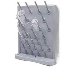 초자 건조대 비커걸이 진열대 과학실 기구 홀더 실험 라이트그레이스틱27개나사식, 6. 다크 그레이 스틱 27개 네일프리