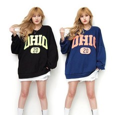 현이네]오하이오 레이어드 맨투맨 남녀공용/4XL