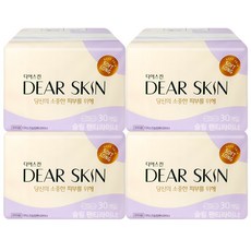 디어스킨 에어엠보 라이너, 롱, 30매입, 4개